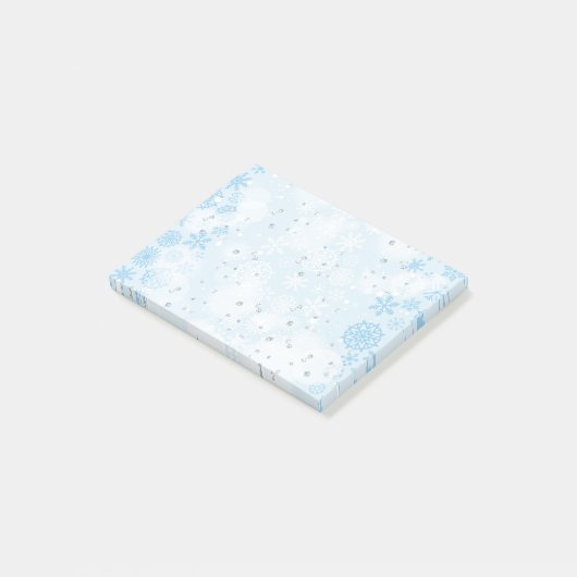 Sneeuwvlokken Post-it Notities Post-it® Notes (Schuin)