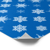 Sneeuwvlokken Poster (Hoek)