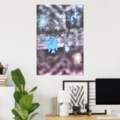 sneeuwvlokken poster (Thuiskantoor)