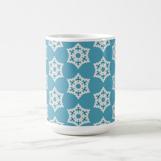 Sneeuwvlokken pp1 koffiemok (Center)