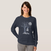 Sneeuwvlokken proeven als spook t-shirt (Voorkant volledig)