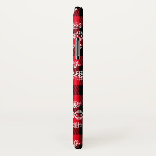 Sneeuwvlokken Red Buffalo Plaid Case-Mate iPhone Case (Achterkant / rechts)