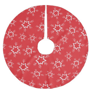 Sneeuwvlokken, Rode en Witte Sneeuwvlokken, Sneeuw Kerstboom Rok