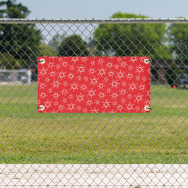 Sneeuwvlokken, Rode en Witte Sneeuwvlokken, Sneeuw Spandoek