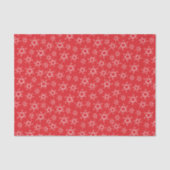 Sneeuwvlokken, Rode en Witte Sneeuwvlokken, Sneeuw Tissuepapier (Voorkant)