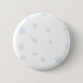 Sneeuwvlokken Ronde Button 5,7 Cm (Voorkant)