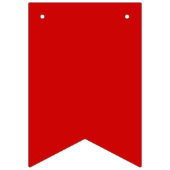 Sneeuwvlokken Rood/Wit Bunting Vlaggen Vlaggetjes (Derde vlag)