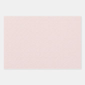 Sneeuwvlokken Roze Blauw en Marine Winter Inpakpapier Vel (Voorkant 3)