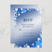 Sneeuwvlokken RSVP 2 (Voorkant / Achterkant)