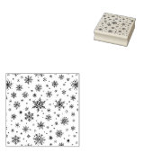 Sneeuwvlokken Rubberstempel (Gestempeld)