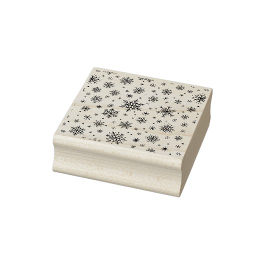 Sneeuwvlokken Rubberstempel (Stempel)