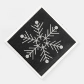 Sneeuwvlokken Servet (Hoek)
