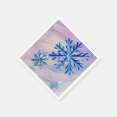 Sneeuwvlokken Servetten (Hoek)