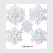 Sneeuwvlokken Silver Glitter Bord Blue