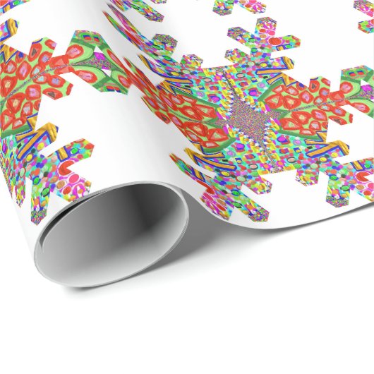 Sneeuwvlokken SJABLOON herellers festival joodse s Cadeaupapier (Rol Hoek)