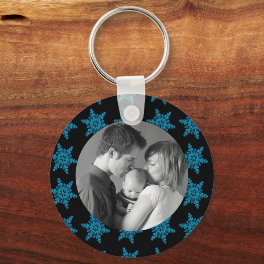 Sneeuwvlokken Sleutelhanger (Voorkant)