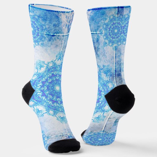 Sneeuwvlokken Sokken (Gebogen)