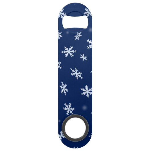 Sneeuwvlokken Speed Flessenopener (Achterkant)