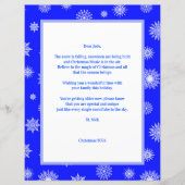 Sneeuwvlokken St. Nick Letter (Voorkant)
