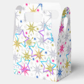 Sneeuwvlokken & sterren Kerstmis Bedankdoosjes (Geopend)