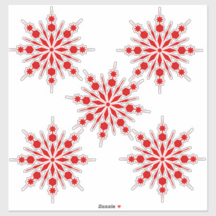 Sneeuwvlokken Sticker