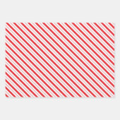 Sneeuwvlokken stippen en snoeprietstrepen inpakpapier vel (Voorkant 3)