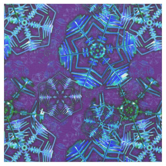 Sneeuwvlokken Stof (Close Up)