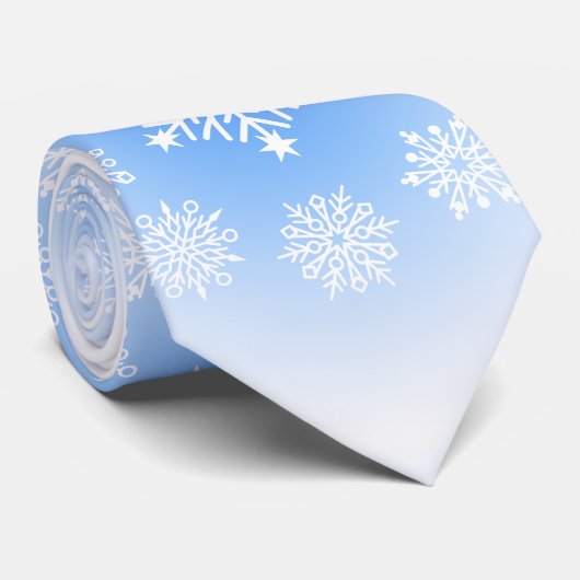 Sneeuwvlokken Stropdas (Opgerold)