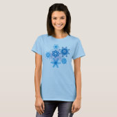 Sneeuwvlokken T-shirt (Voorkant volledig)