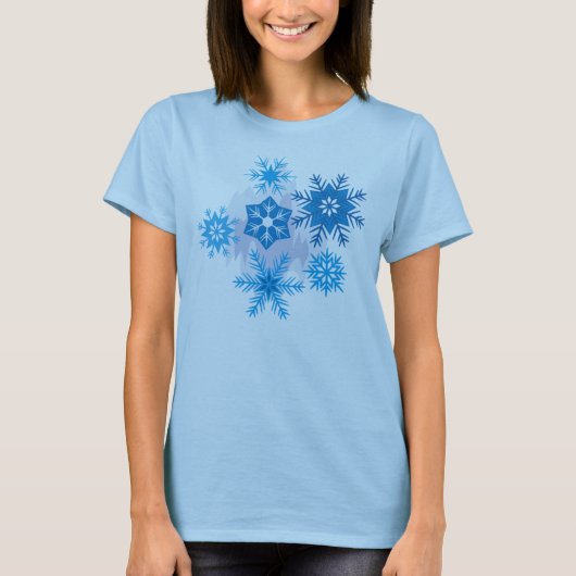 Sneeuwvlokken T-shirt (Voorkant)