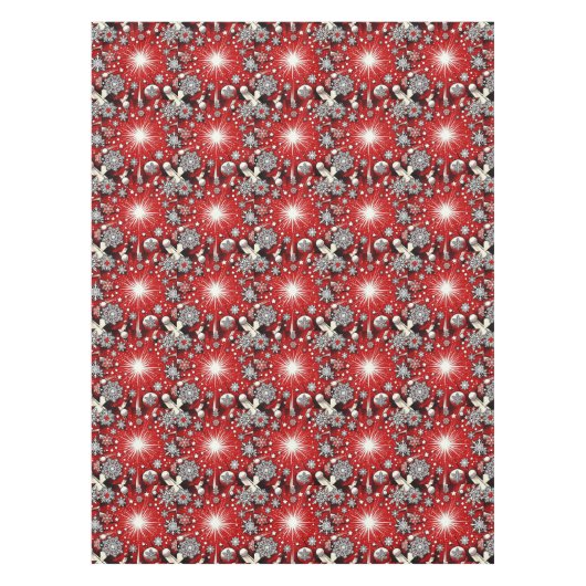 Sneeuwvlokken Tafelkleed (Voorkant)