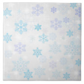 Sneeuwvlokken Tegeltje (Voorkant)
