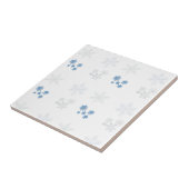 Sneeuwvlokken Tegeltje (Zijkant)