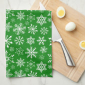 Sneeuwvlokken Theedoek (Quarter Fold)