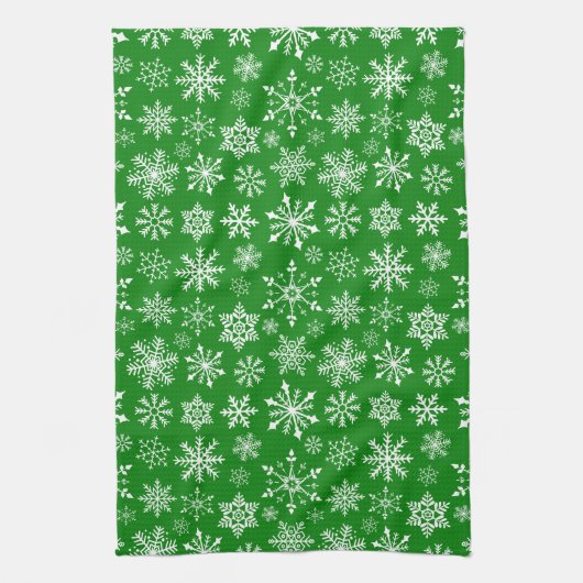 Sneeuwvlokken Theedoek (Verticaal)