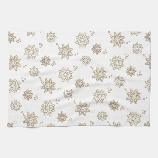 Sneeuwvlokken Theedoek (Horizontaal)