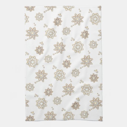 Sneeuwvlokken Theedoek (Verticaal)