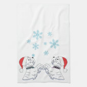 Sneeuwvlokken Theedoek (Verticaal)