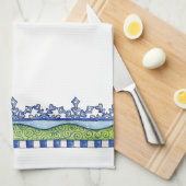 Sneeuwvlokken Theedoek (Quarter Fold)