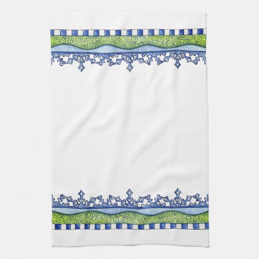 Sneeuwvlokken Theedoek (Verticaal)