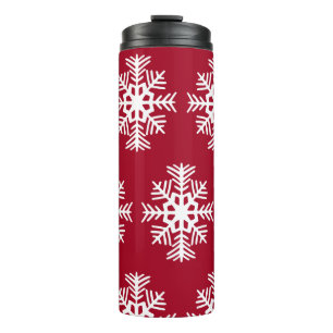 Sneeuwvlokken Thermische Koffietumbler Thermosbeker