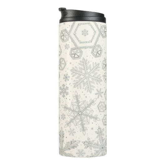 Sneeuwvlokken Thermosbeker (Geroteerd rechts)