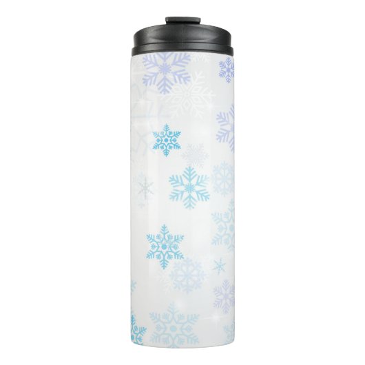 Sneeuwvlokken Thermosbeker (Voorkant)