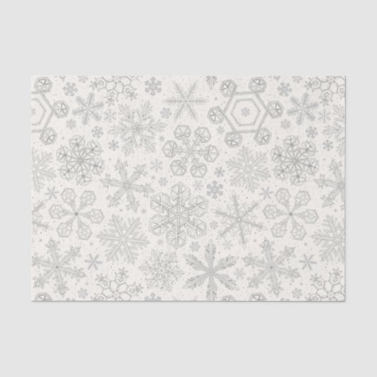 Sneeuwvlokken Tissuepapier (Voorkant)
