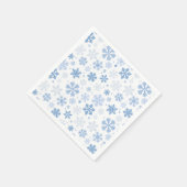 Sneeuwvlokken Trendy Winter Servet (Hoek)