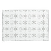 Sneeuwvlokken van Hoesjes met schroefdraad (één st Kussensloop (Voorkant-Rechts)