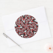 Sneeuwvlokken verdwenen wilde Stickers (Envelop)