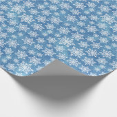 Sneeuwvlokken Verpakkingspapier Cadeaupapier (Hoek)