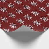 Sneeuwvlokken Verpakkingspapier Cadeaupapier (Hoek)