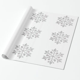 Sneeuwvlokken Verpakkingspapier Cadeaupapier